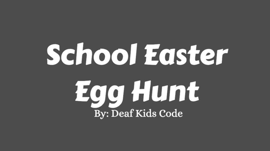 School Easter Egg Hunt