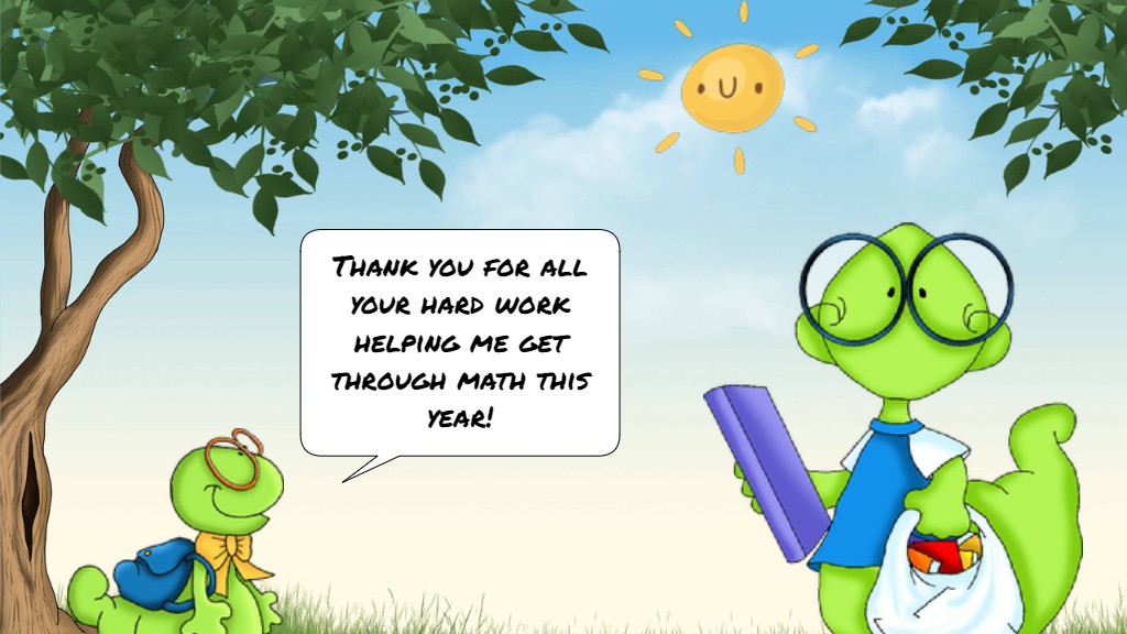 Thank you card - Math Teacher