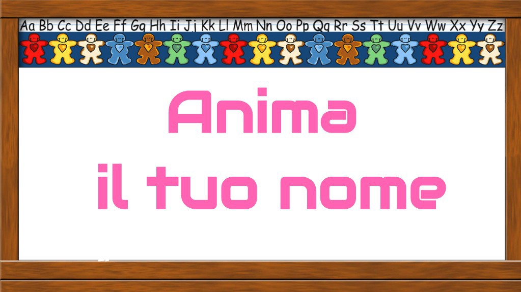 ANIMAZIONE NOME