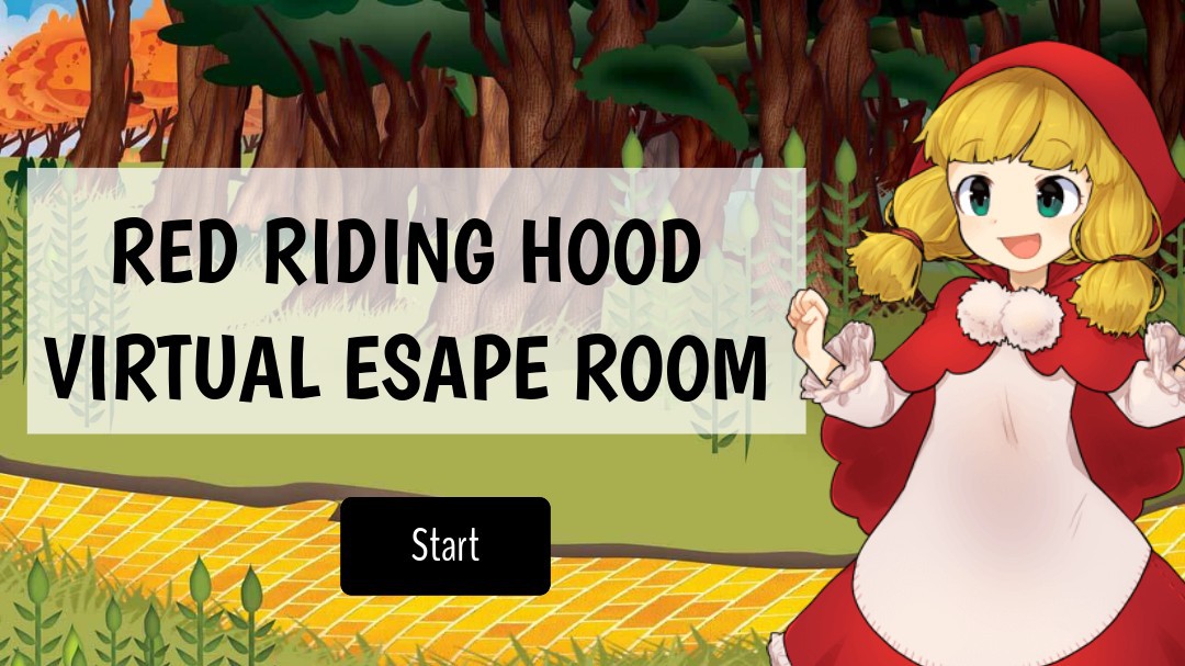 Little Red Riding Hood Virtual Escape Room :My inspration!