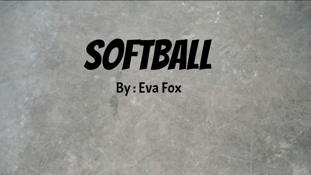 Softball