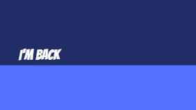 I'm Back!