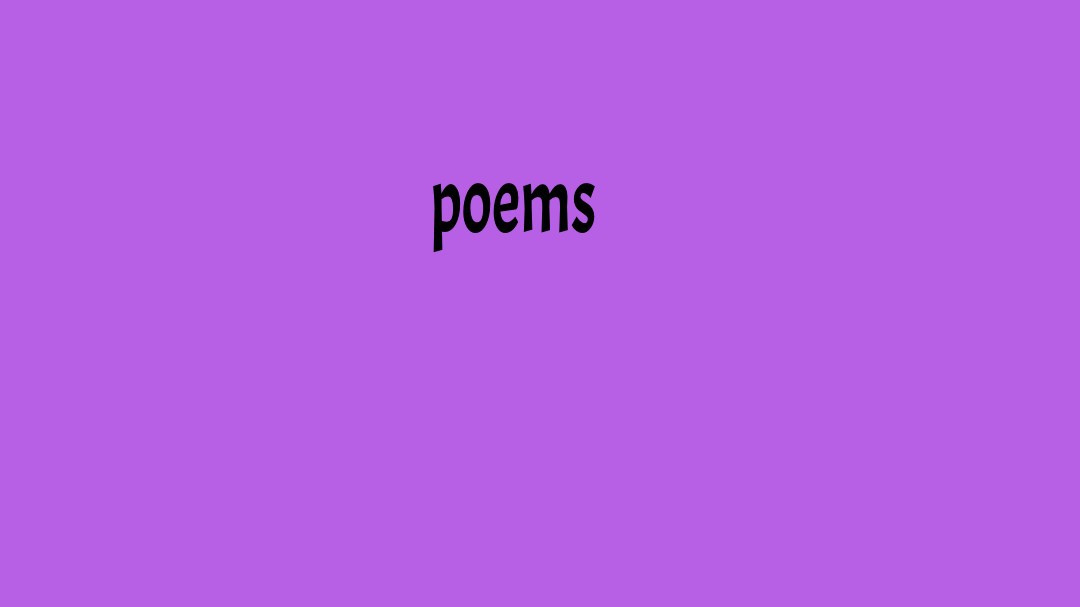 poems