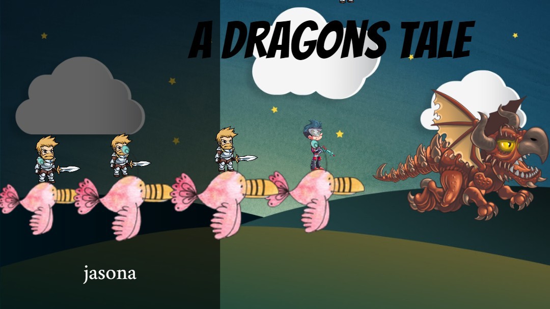 A dragons tale. Remix Remix