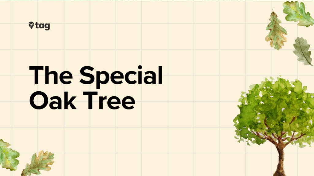 The Special Oak Tree 🌳