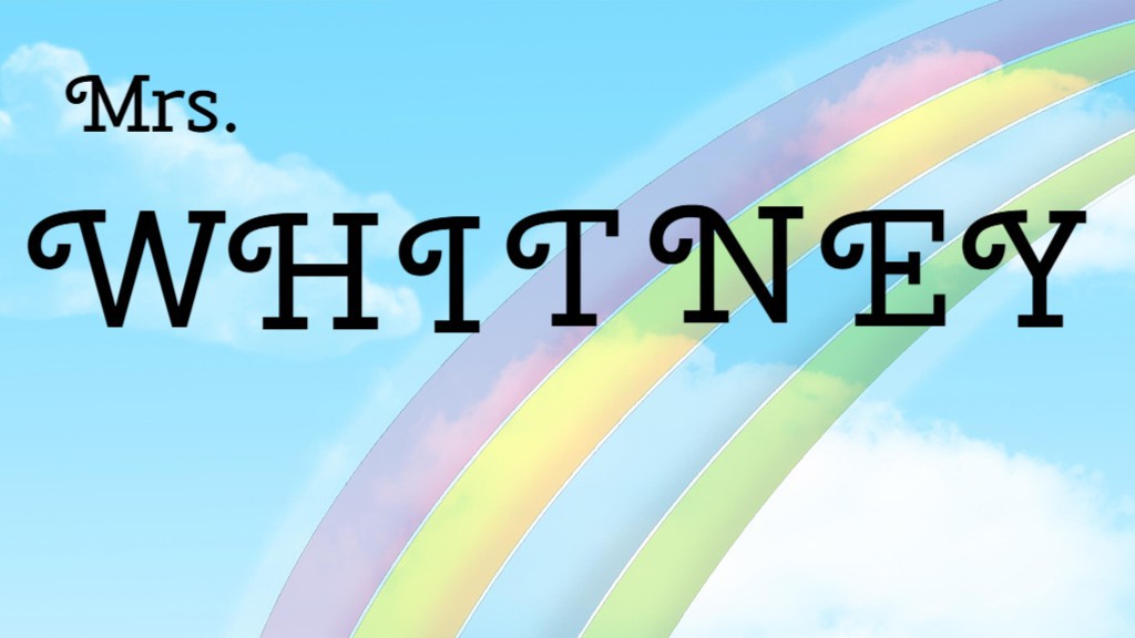 Mrs. Whitney name animation