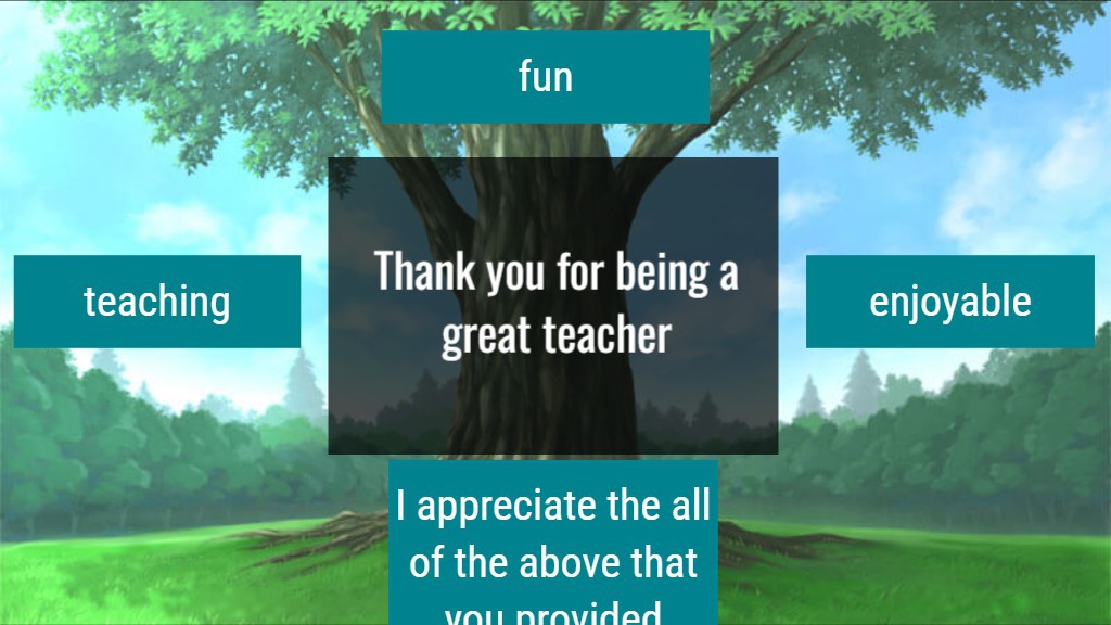 Thank you card