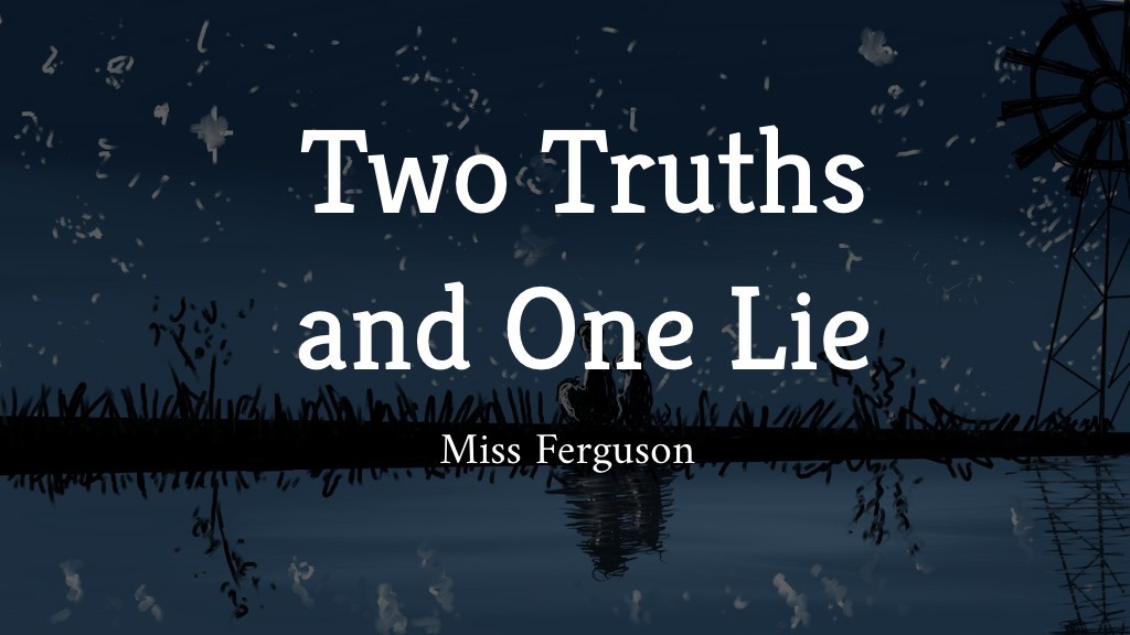 Two Truths and One Lie Template Remix