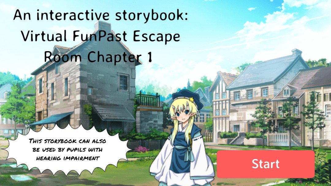 An interactive storybook: Virtual FunPast Escape Room Chapter 1