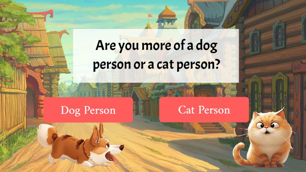 Personality Quiz Game
