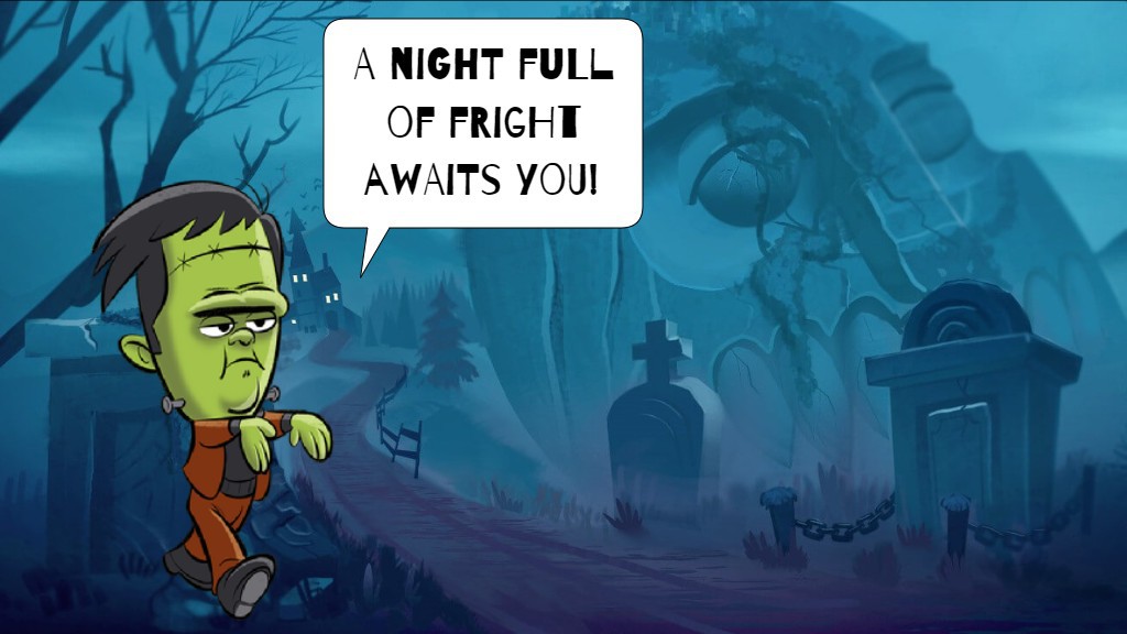 Bouncing Halloween Card