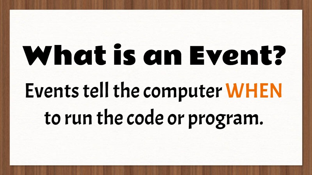 What is an Event 