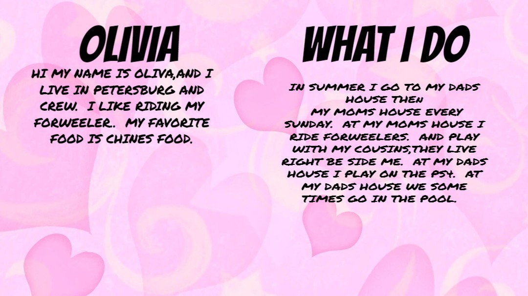 ABOUT OLIVIA