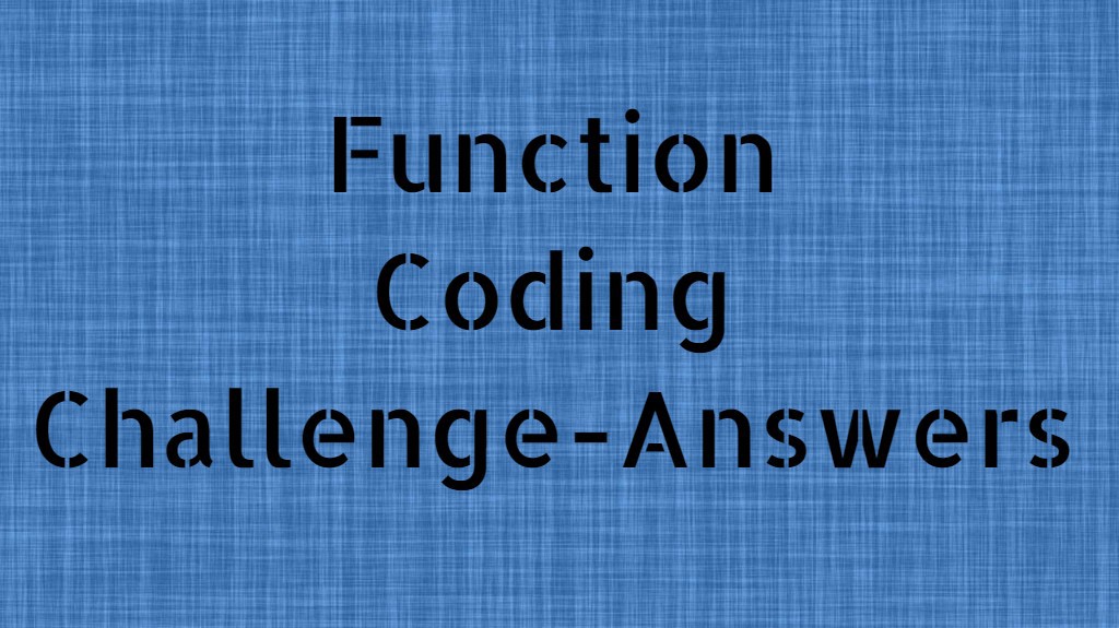 Functions Remix- Answers Remix