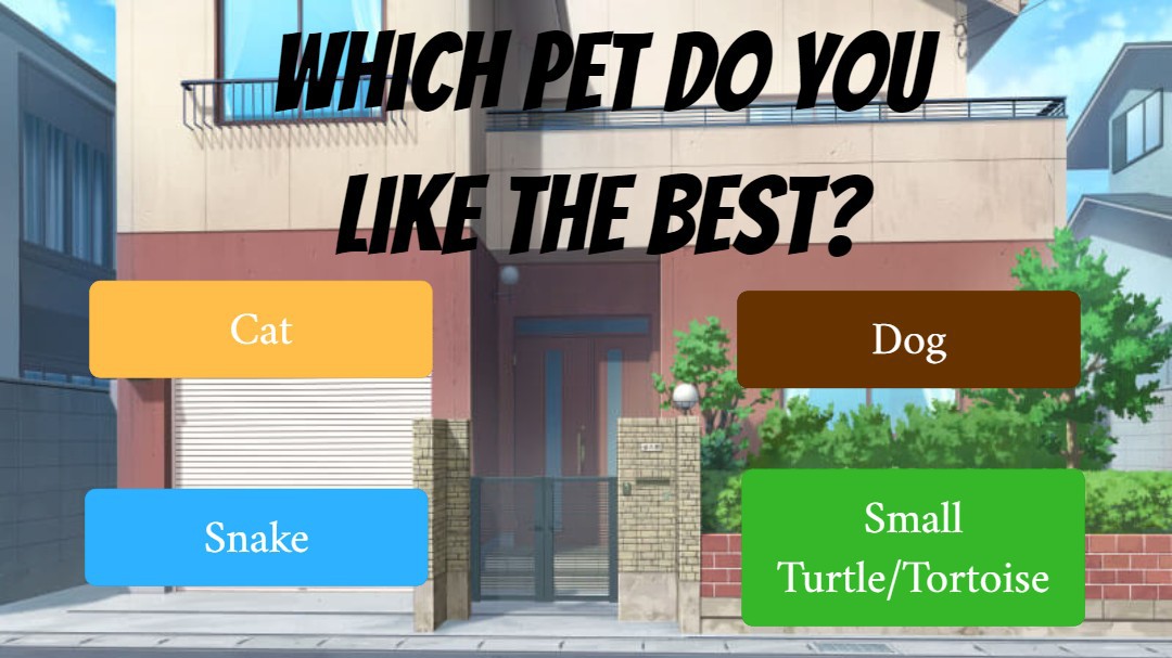 Pick your pet