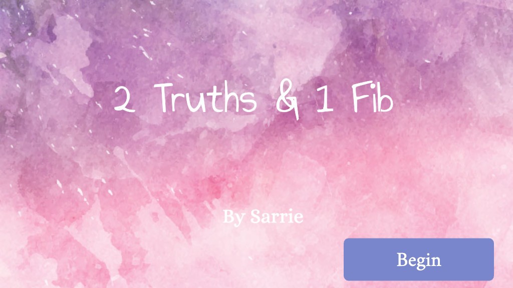 sarrie's Story