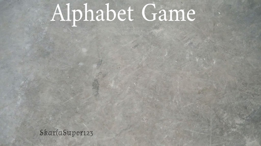 Alphabet Game