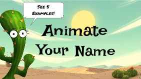 Animate Your Name Remix