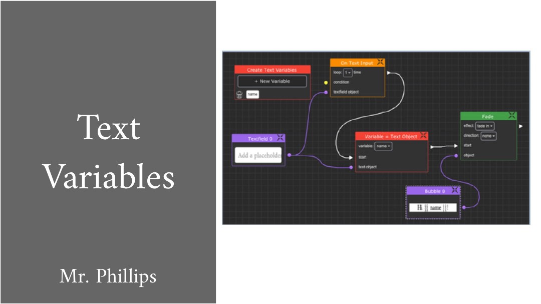 Text Variables Assignment Remix