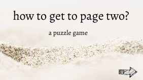 How to Get to Page Two?
